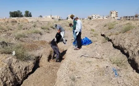 5 mass graves of 17 people's remains found in September