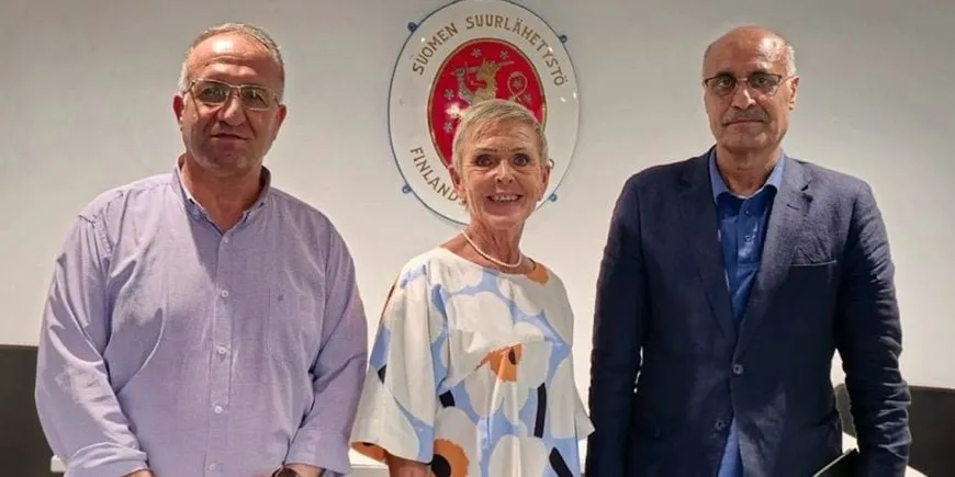 Finnish ambassador in Beirut discusses Syrian situation with Autonomous Administration