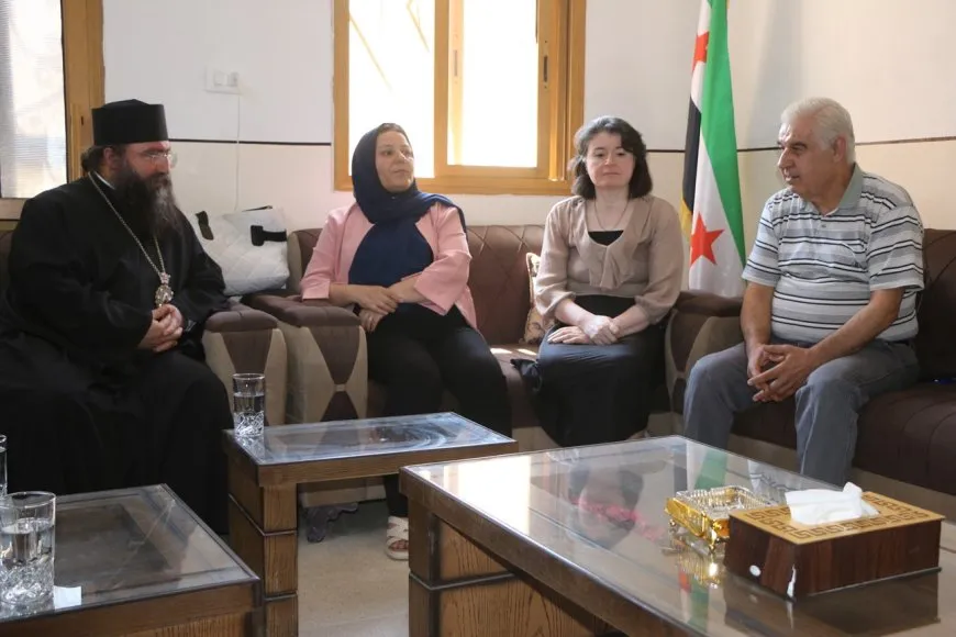 Orthodox Christian delegation visits Sheikh Maqsoud neighborhood