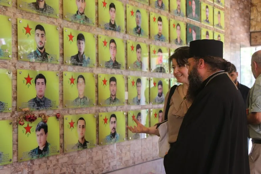 Orthodox Christian delegation visits Sheikh Maqsoud neighborhood