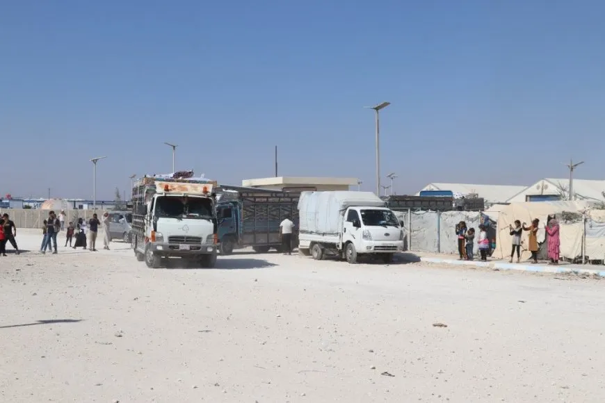 2nd convoy of voluntary return departs from Tabqa to Syrian interior