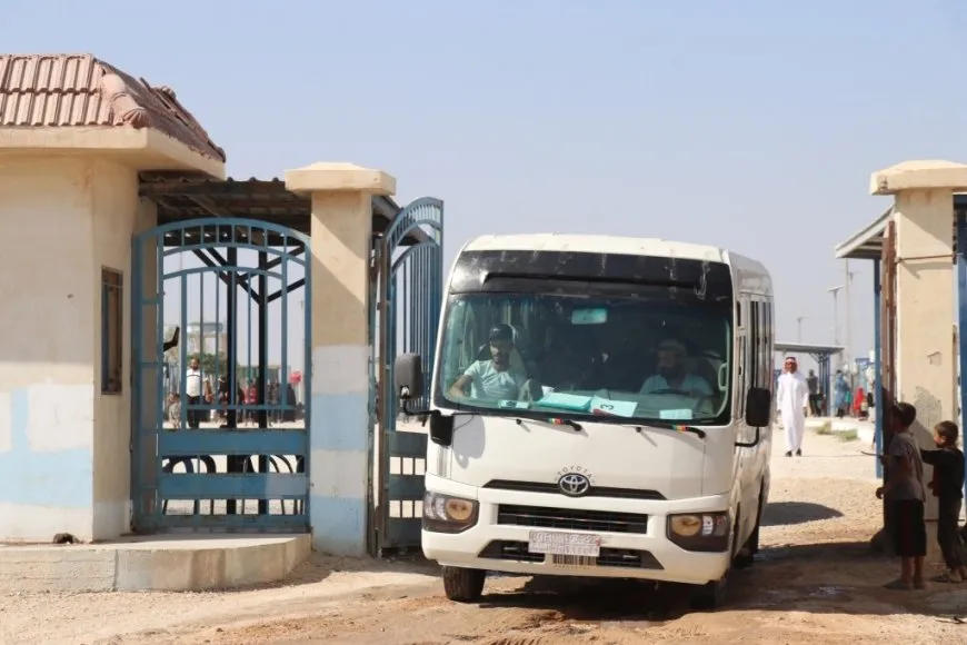 2nd convoy of voluntary return departs from Tabqa to Syrian interior