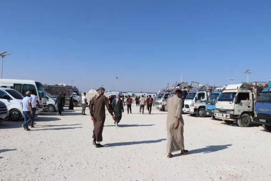 2nd convoy of voluntary return departs from Tabqa to Syrian interior