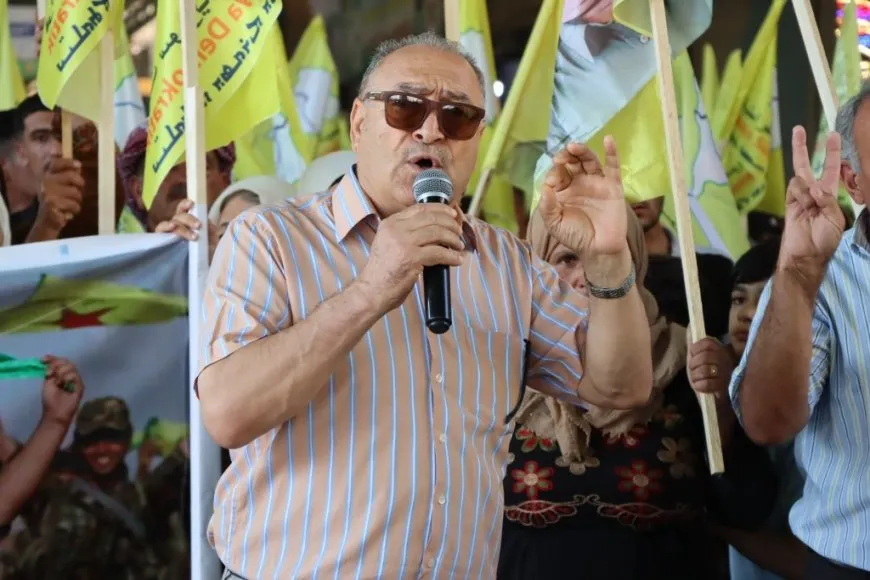 Massive demonstration in Euphrates in support of SDF