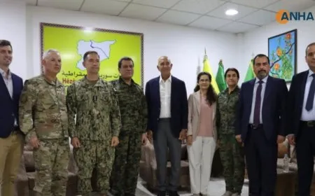 Mazloum Abdi discusses March 10 agreement; lifting sanctions on Syria with Senior U.S. delegation