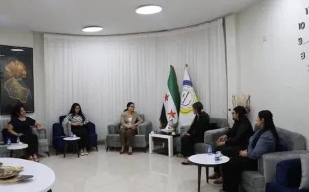 Delegation of Women's Office for Serê Kaniyê IDPs discussed safe return with Ilham Ahmed