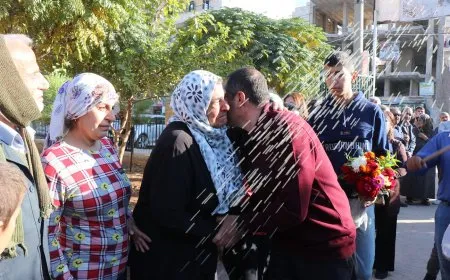 Hussein Khalil returns to Aleppo after 30 years in Turkish prisons
