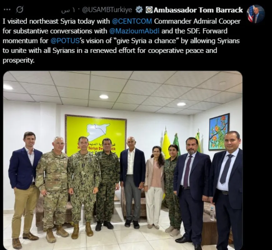 Том Баррак комментирует свою встречу с командующим СДС