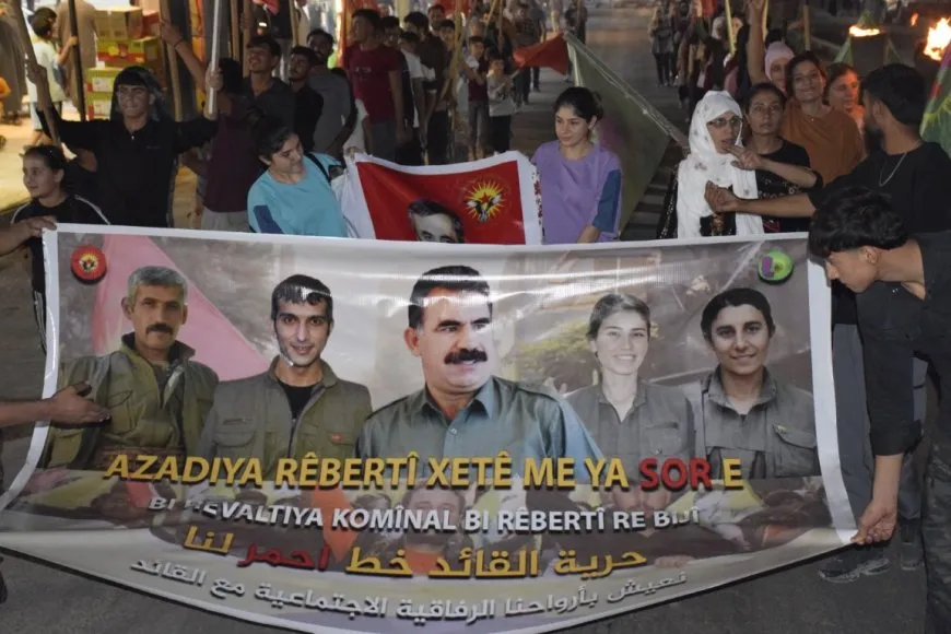 Night rallies for physical freedom of leader Abdullah Ocalan
