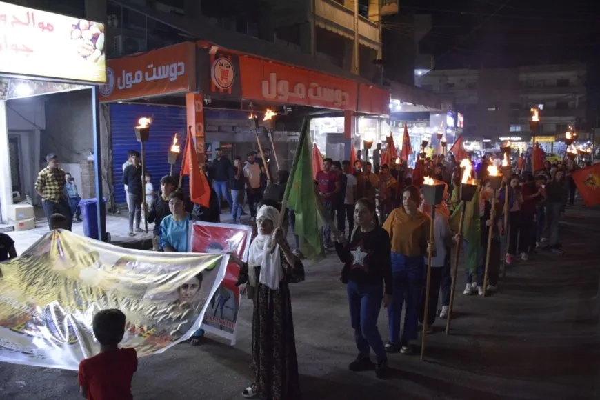 Night rallies for physical freedom of leader Abdullah Ocalan