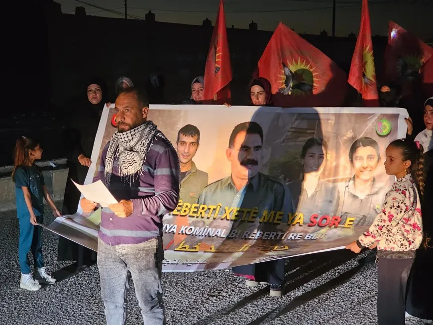 Night rallies for physical freedom of leader Abdullah Ocalan