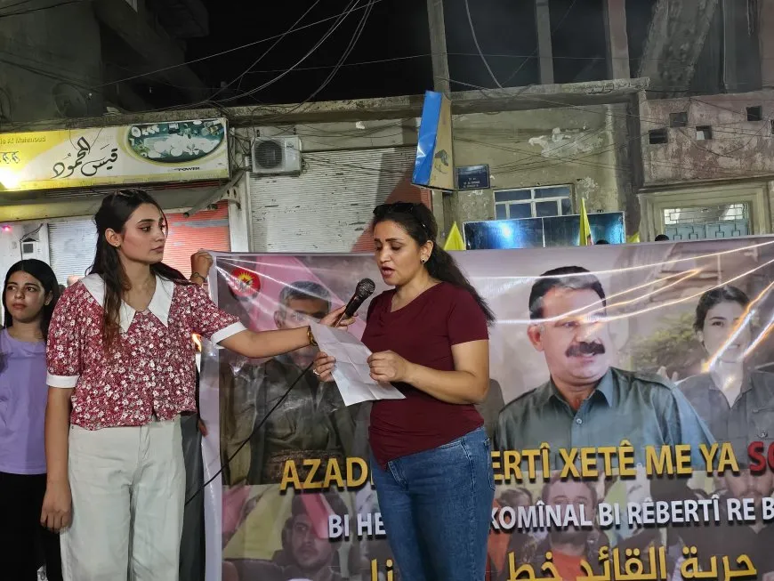 Night rallies for physical freedom of leader Abdullah Ocalan