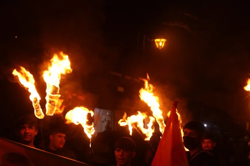 Night rallies for physical freedom of leader Abdullah Ocalan