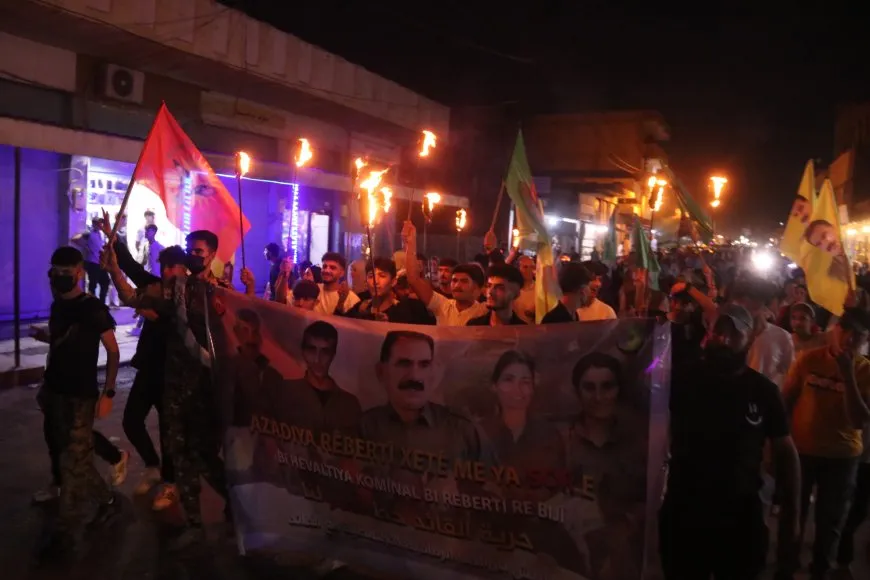 Night rallies for physical freedom of leader Abdullah Ocalan