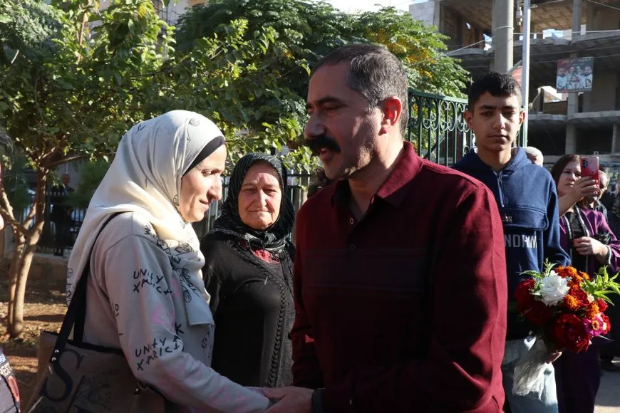 Hussein Khalil returns to Aleppo after 30 years in Turkish prisons