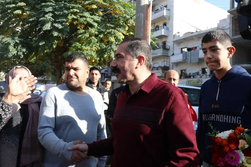 Hussein Khalil returns to Aleppo after 30 years in Turkish prisons
