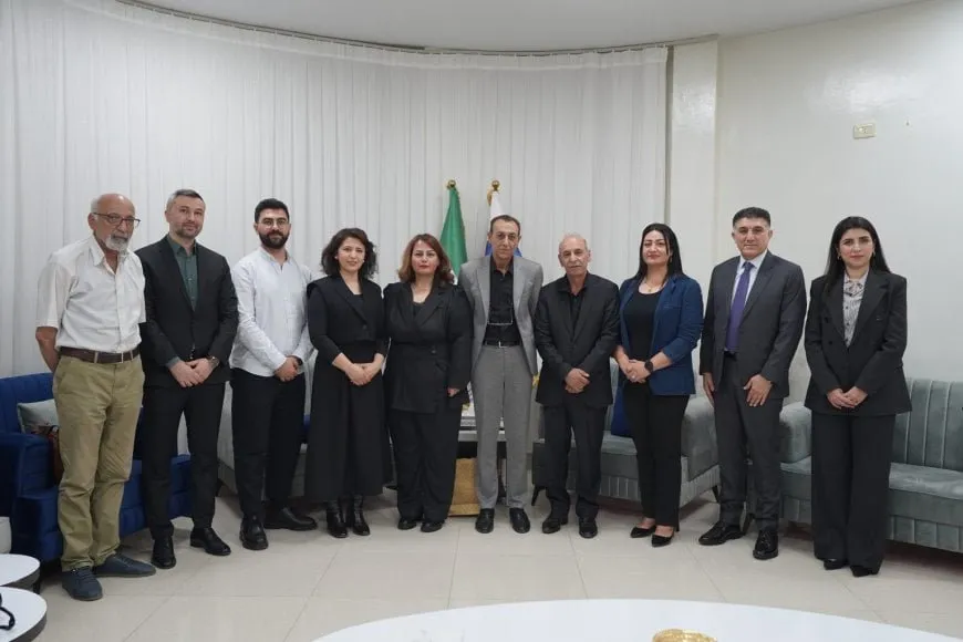 European Civil Society delegation holds talks with Department of Foreign Relations in Qamishlo
