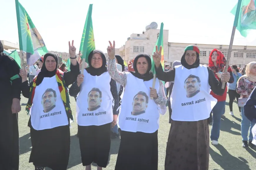 Thousands of women in Jazira demand leader Ocalan's freedom