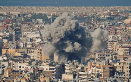 Israeli Airstrike targets apartment in Beirut's southern suburbs