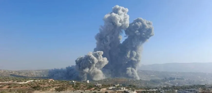 Explosion in Kafr Takharim, Idlib countryside