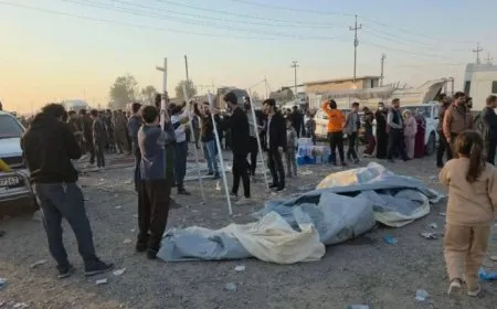 Lajan residents in Erbil set up tents to protest PDK policies