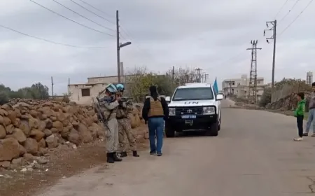 UN forces deploy in village in Quneitra countryside