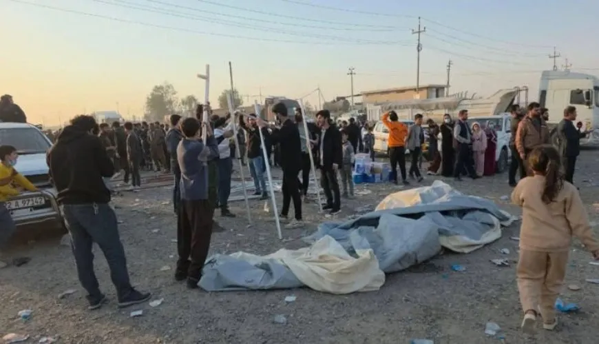 Lajan residents in Erbil set up tents to protest PDK policies