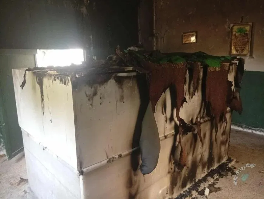 Pro-Transitional Govt gunmen burn religious shrines in rural Tartous