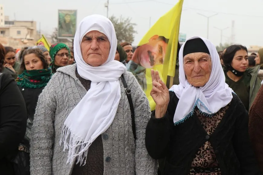 Rally in Aleppo calls for leader Ocalan’s physical freedom
