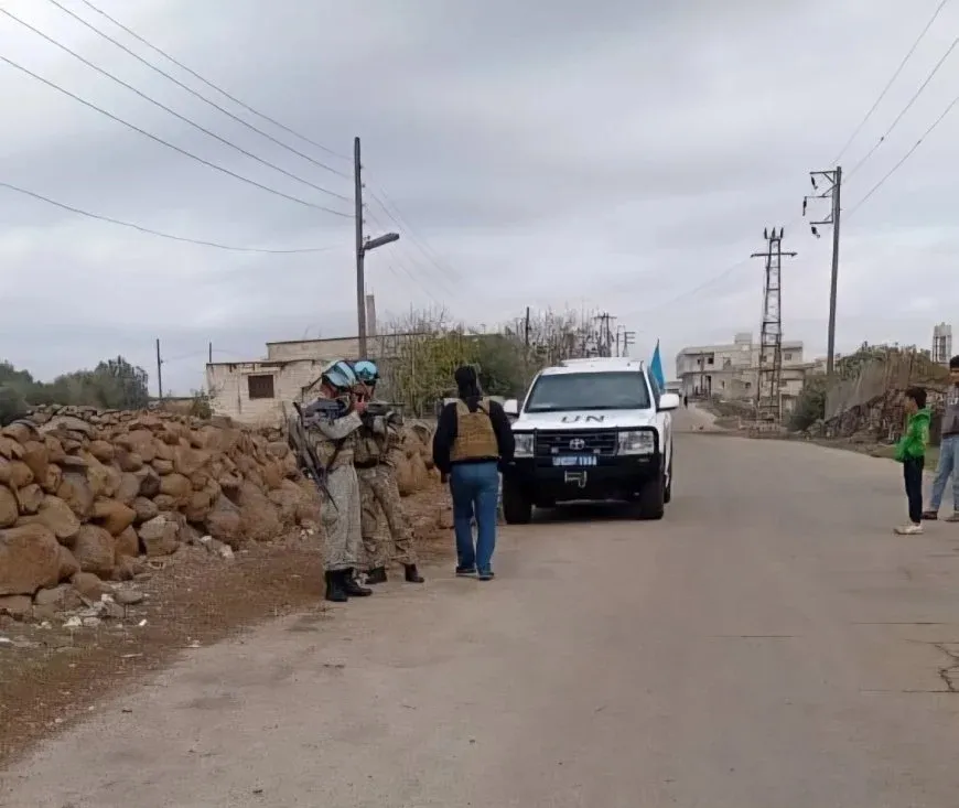 UN forces deploy in village in Quneitra countryside