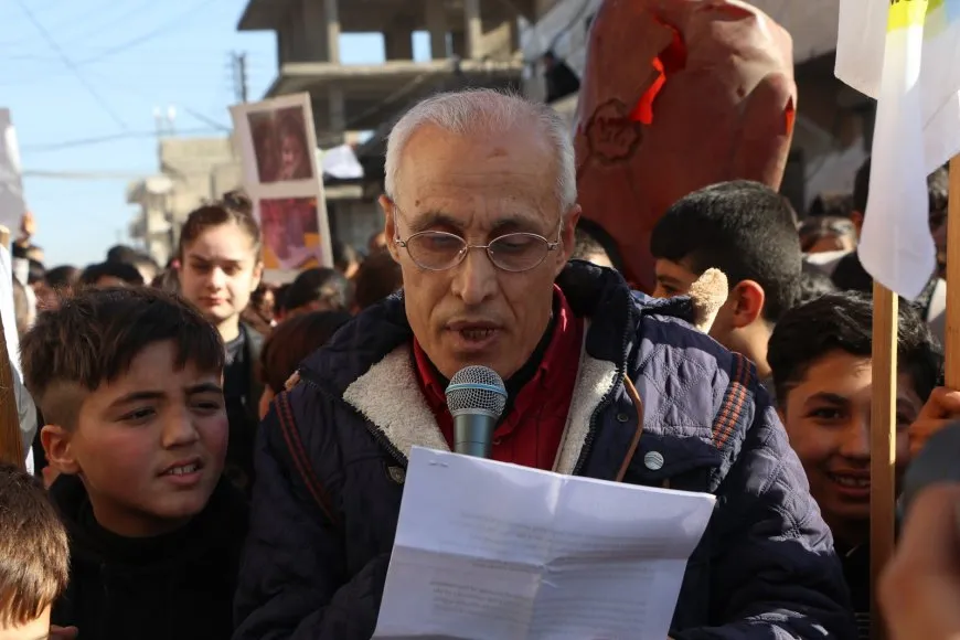 Students protest against Transitional Govt.'s siege of Sheikh Maqsoud, Ashrafiyeh