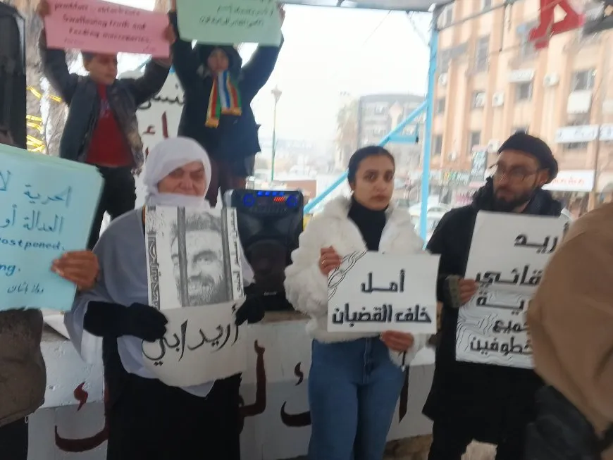 Protest in Sweida demanding disclosure of abductees' fate, opening of mass graves file