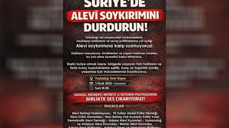 Impending protest in occupied Iskenderun in solidarity with Syrian components