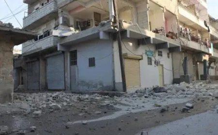 Internal Forces destroy tank to interim govt. in Bani Zeid neighborhood in Aleppo