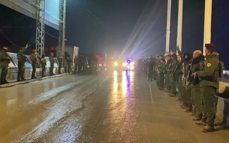 Body of Martyred Commander Ziyad Halab arrives in Kobani