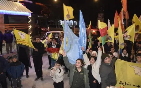 Revolutionary Youth organize rally in Tal Tamr for Sheikh Maqsoud, Ashrafiyeh