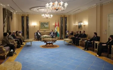 KRI's President meets SDF and Kurdish leaders