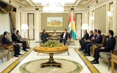 Mazloum Abdi, Ilham Ahmed meet with Nechirvan Barzani