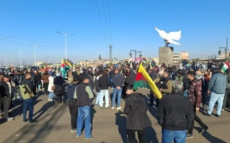 Youth from S. Kurdistan arrive in Hasakah in support of Rojava