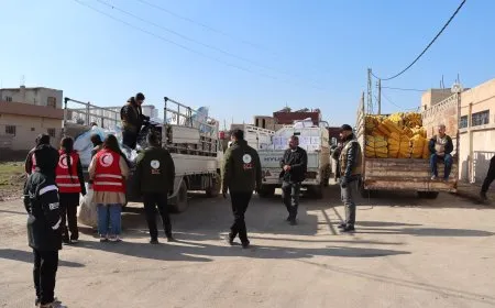 Large-Scale Humanitarian aid for IDPs in Jazira Canton
