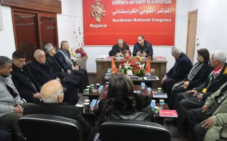 KNK meets with Kurdish parties in Rojava