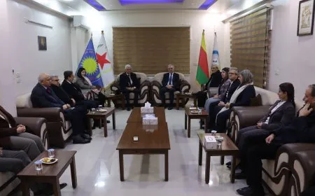 KNK met with unified Kurdish delegation in Qamishlo