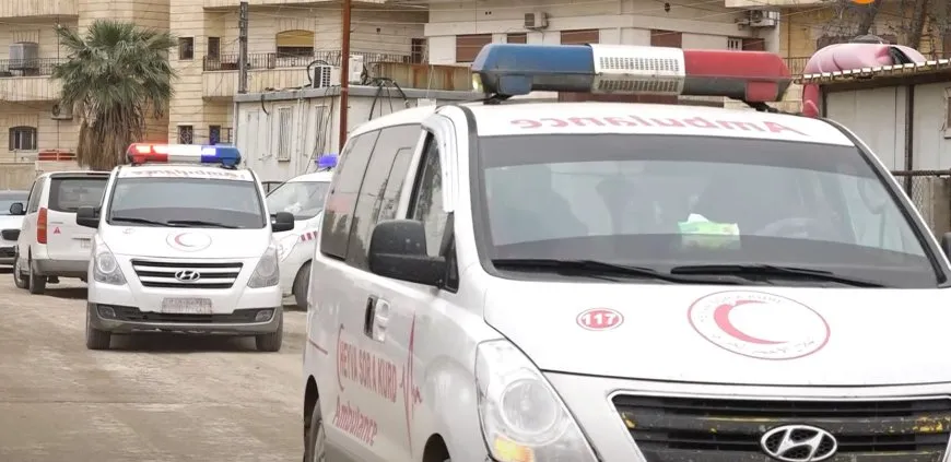 Humanitarian medical convoy of Kurdish Red Crescent heads from Hasaka to Aleppo