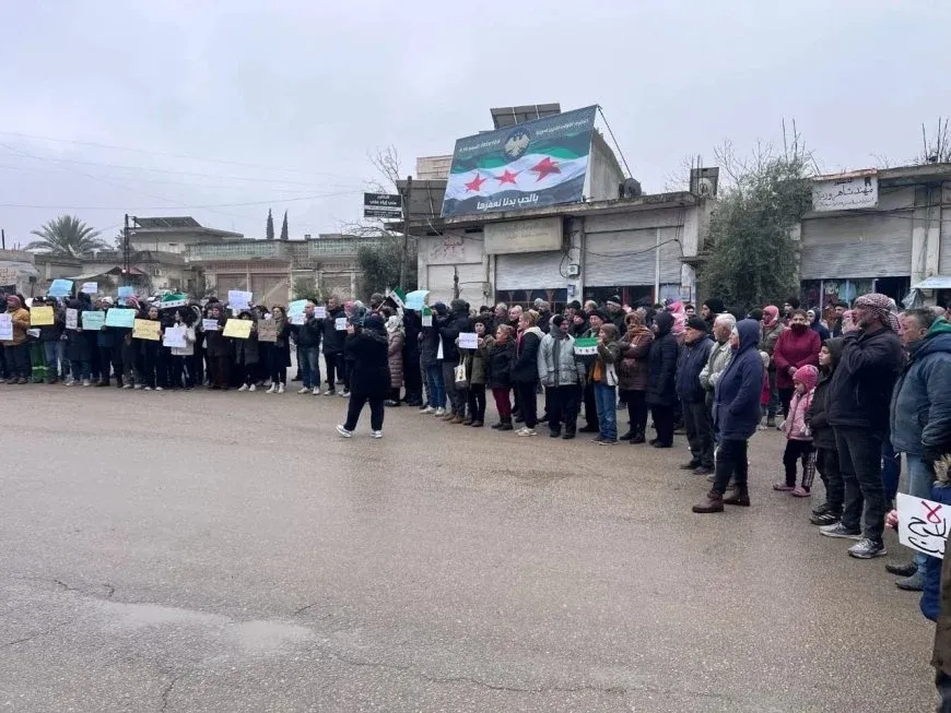 Protest in Hama countryside over lack of security, rising crime