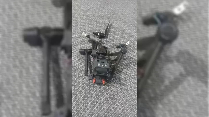 Drone shot down in countryside of Çil Agha city