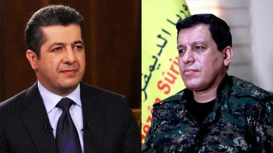 Mazloum Abdi, Masrour Barzani discuss de-escalation, transfer of ISIS Detainees