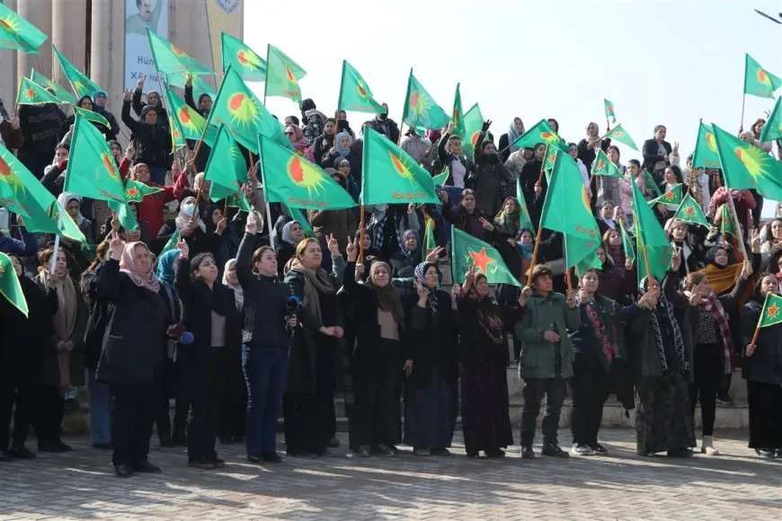 Protest against attacks on Rojava, violation of truce