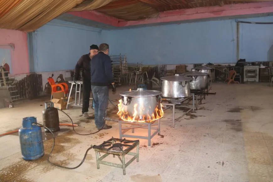 continued distribution of aid to displaced families in Amuda