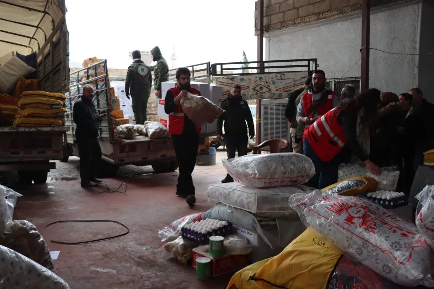 Over 500 aid trucks reach Jazira to support displaced families