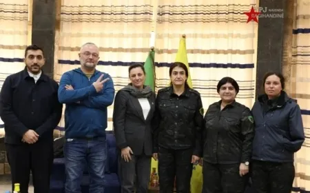 French delegation visits Women’s Protection Units (YPJ)